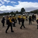 Bishops Ridge training-fire